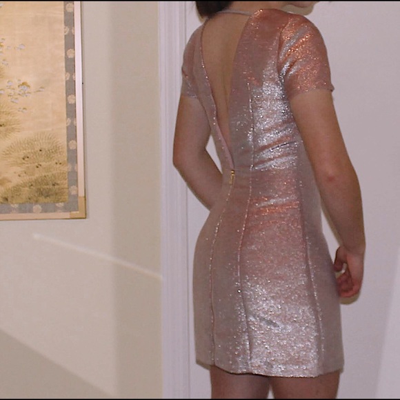 pink sparkly cocktail dress